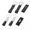 2204 Tek Taraflı Metal Suni Deri Anahtarlık