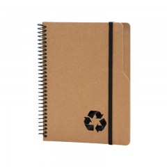 2453 Spiralli Kraft 15 x 20 Defter